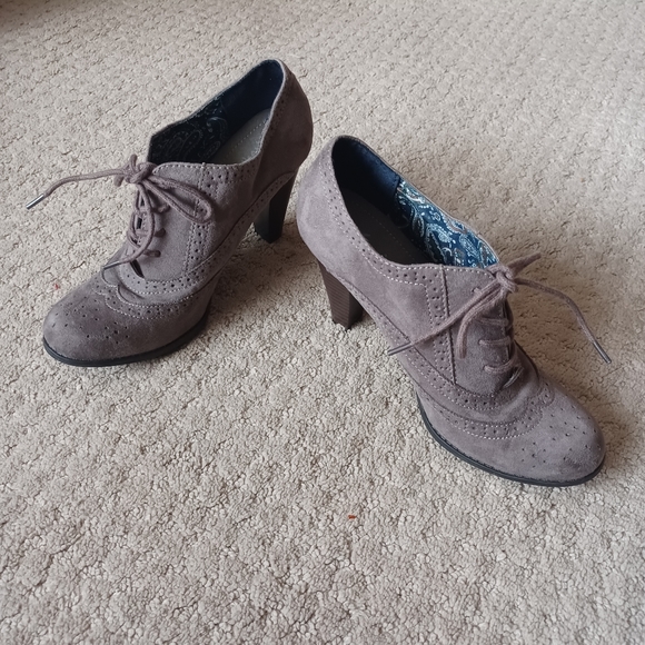 Women's Fioni Oxford Booties - Grey (size 8) - Picture 5 of 7